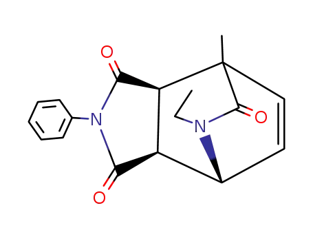 N-Phenyl-exo-6-methyl-8-ethyl-8-azabicyclo<2.2.2>oct-4-en-7-one-1,2-dicarboximide