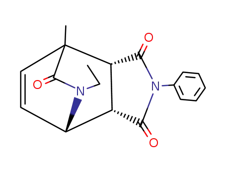 N-Phenyl-endo-6-methyl-8-ethyl-8-azabicyclo<2.2.2>oct-4-en-7-one-1,2-dicarboximide