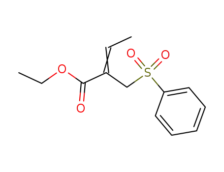 (Z)-2-Benzenesulfonylmethyl-but-2-enoic acid ethyl ester
