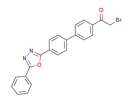 2-(4'-bromoacetylbiphenyl-4-yl)-5-phenyl-1,3,4-oxadiazole
