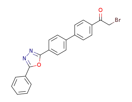 Ethanone,
2-bromo-1-[4'-(5-phenyl-1,3,4-oxadiazol-2-yl)[1,1'-biphenyl]-4-yl]-