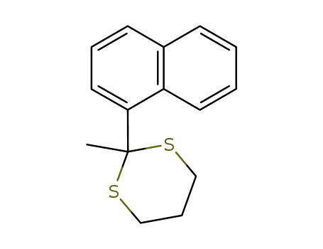 1,3-Dithiane, 2-methyl-2-(1-naphthalenyl)-