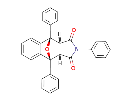 2,4,9-triphenyl-(3ac,9ac)-3a,4,9,9a-tetrahydro-4r,9c-epioxido-benzo[f]isoindole-1,3-dione