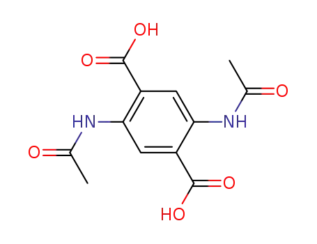 Molecular Structure of 115705-51-6 (1,4-Benzenedicarboxylic acid, 2,5-bis(acetylamino)-)