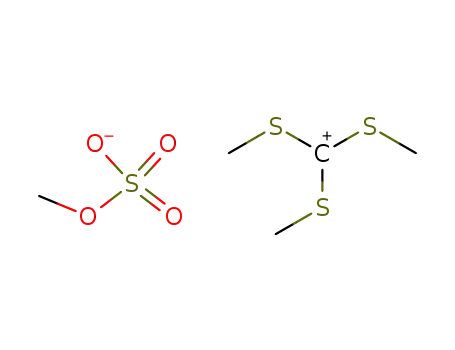 Methylium, tris(methylthio)-, methyl sulfate