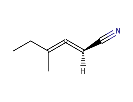 Molecular Structure of 2861-05-4 (2,3-Hexadienenitrile, 4-methyl-)