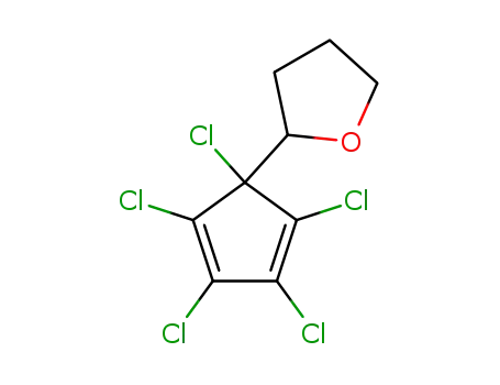 5-(α-tetrahydrofuryl)pentachlorocyclopentadiene