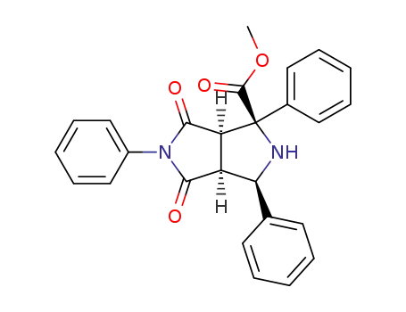 methyl 2,c-4,7-triphenyl-6,8-dioxo-3,7-diazabicyclo-<3.3.O>octane-r-2-carboxylate