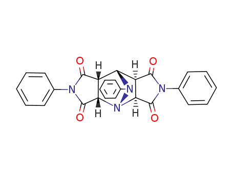 7-phenyl-1,7-diaza-bicyclo<2.2.1>heptane-endo-2,3-exo-5,6-tetracarboxylic acid bisphenylimide