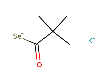 Molecular Structure of 127678-35-7 (Propaneselenoic acid, 2,2-dimethyl-, potassium salt)
