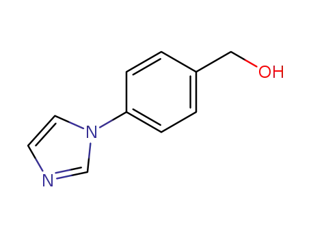 Molecular Structure of 86718-08-3 ([4-(1H-Imidazol-1-yl)phenyl]methanol)