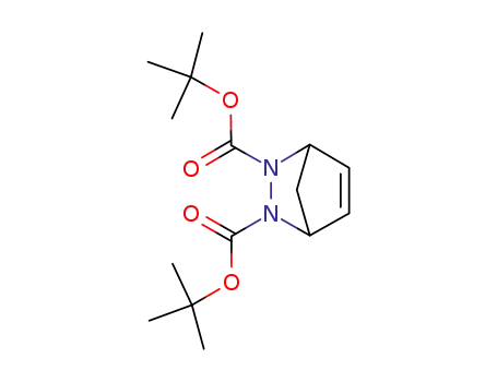 Molecular Structure of 39203-22-0 (di-tert-butyl 2,3-diazabicyclo[2.2.1]hept-5-ene-2,3-dicarboxylate)