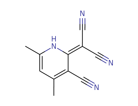 Propanedinitrile, (3-cyano-4,6-dimethyl-2(1H)-pyridinylidene)-