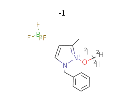 2-benzyl-1-trideuteriomethoxy-5-methylpyrazolium tetrafluoroborate