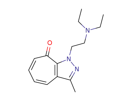 1-<2-(diethylamino)ethyl>-3-methyl-1,8-dihydrocycloheptapyrazol-8-one