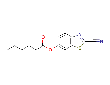 2-cyano-6-(hexanoyloxy)benzothiazole