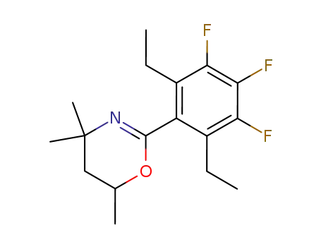 2-(2,6-diethyl-F-phenyl)-4,4,6-trimethyl-5,6-dihydro-4H-oxazine