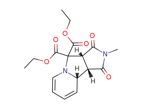 (3aR,9aS,9bS)-2-Methyl-1,3-dioxo-1,2,3,3a,9a,9b-hexahydro-pyrrolo[3,4-a]indolizine-4,4-dicarboxylic acid diethyl ester