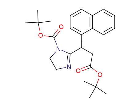 2-(2-tert-Butoxycarbonyl-1-naphthalen-1-yl-ethyl)-4,5-dihydro-imidazole-1-carboxylic acid tert-butyl ester