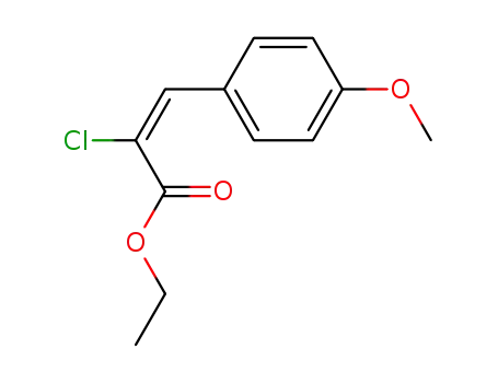 (E)-ethyl 2-chloro-3-(4-methoxyphenyl)propenoate