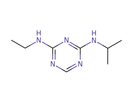 Molecular Structure of 4150-65-6 (2-(Ethylamino)-4-(isopropylamino)-s-triazine)