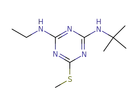 1,3,5-Triazine-2,4-diamine,N2-(1,1-dimethylethyl)-N4-ethyl-6-(methylthio)-