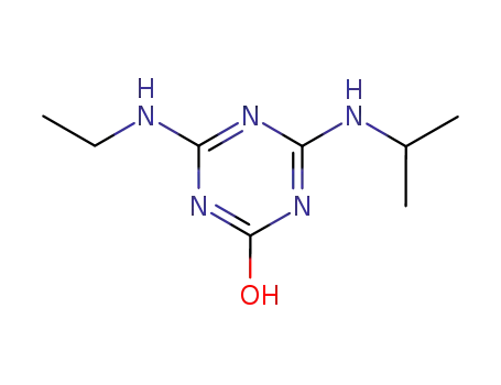 Molecular Structure of 2163-68-0 (ATRAZINE-2-HYDROXY)