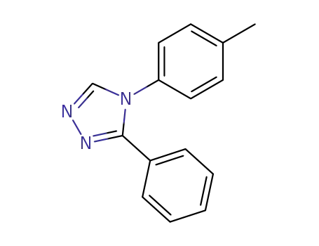 Molecular Structure of 14331-67-0 (4H-1,2,4-Triazole, 4-(4-methylphenyl)-3-phenyl-)