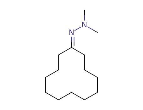 Molecular Structure of 78804-10-1 (Cyclododecanone, dimethylhydrazone)