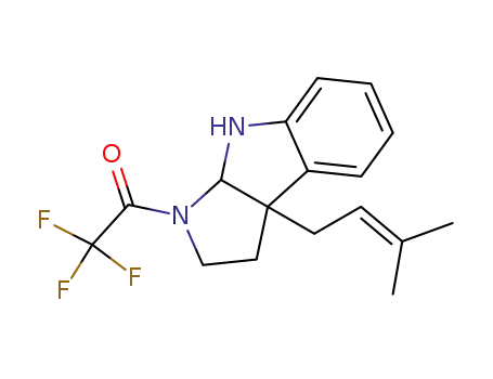 2,2,2-Trifluoro-1-[3a-(3-methyl-but-2-enyl)-3,3a,8,8a-tetrahydro-2H-pyrrolo[2,3-b]indol-1-yl]-ethanone