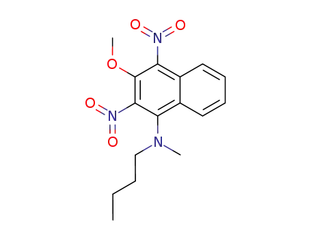 Butyl-(3-methoxy-2,4-dinitro-naphthalen-1-yl)-methyl-amine