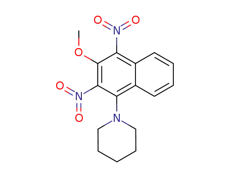 1-(3-Methoxy-2,4-dinitro-naphthalen-1-yl)-piperidine