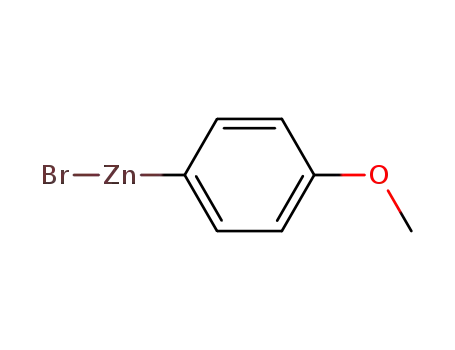 Molecular Structure of 82303-13-7 (Zinc, bromo(4-methoxyphenyl)-)