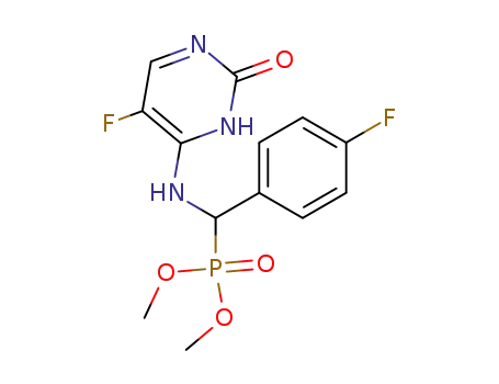 [(5-Fluoro-2-oxo-2,3-dihydro-pyrimidin-4-ylamino)-(4-fluoro-phenyl)-methyl]-phosphonic acid dimethyl ester