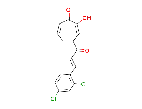 4-(2,4-dichlorocinnamoyl)tropolone