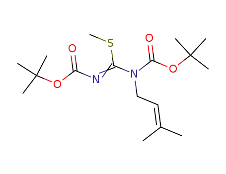 N,N'-bis(tert-butoxycarbonyl)-N-(γ,γ-dimethylallyl)-S-methylisothiourea