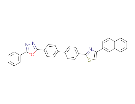 2-[4'-(4-Naphthalen-2-yl-thiazol-2-yl)-biphenyl-4-yl]-5-phenyl-[1,3,4]oxadiazole
