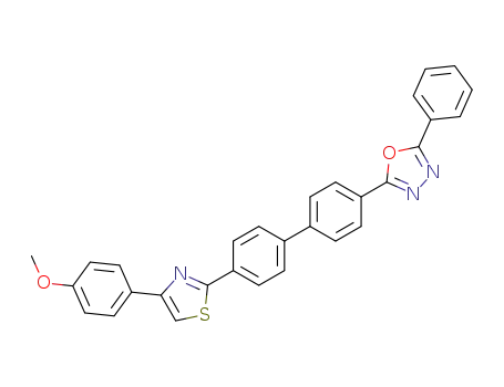 2-{4'-[4-(4-Methoxy-phenyl)-thiazol-2-yl]-biphenyl-4-yl}-5-phenyl-[1,3,4]oxadiazole