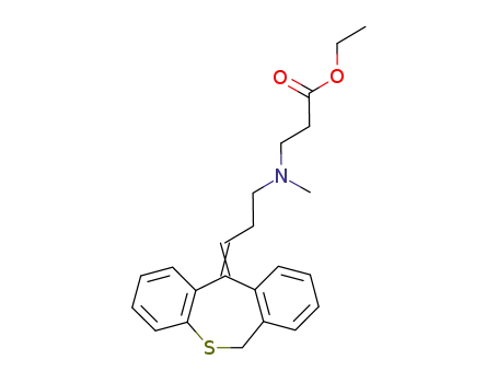 ethyl 3-thiepin-11-ylidene)propyl>-N-methylamino>propionate