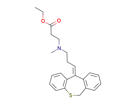 3-(Methyl-{3-[11H-10-thia-dibenzo[a,d]cyclohepten-(5Z)-ylidene]-propyl}-amino)-propionic acid ethyl ester
