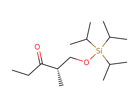 3-Pentanone, 2-methyl-1-[[tris(1-methylethyl)silyl]oxy]-, (2S)-