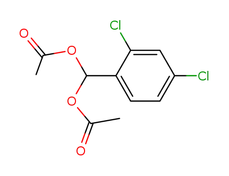 Molecular Structure of 13086-94-7 (Methanediol, (2,4-dichlorophenyl)-, diacetate)