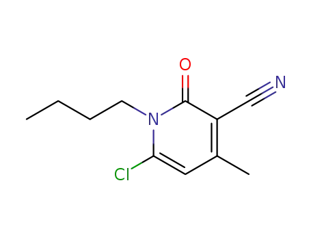 1-butyl-6-chloro-1,2-dihydro-4-methyl-2-oxo-3-pyridinecarbonitrile