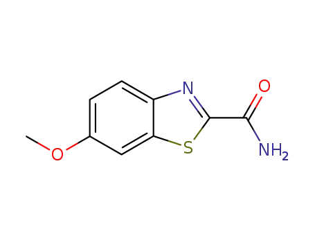 Molecular Structure of 946-12-3 (6-METHOXYBENZOTHIAZOLE-2-CARBOXAMIDE)
