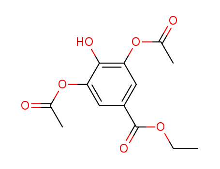 3,5-Diacetoxy-4-hydroxy-benzoic acid ethyl ester