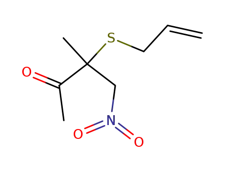 3-Allylsulfanyl-3-methyl-4-nitro-butan-2-one