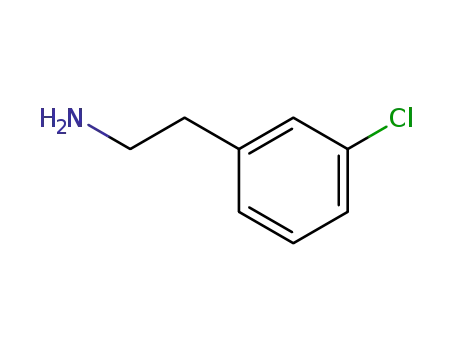 Molecular Structure of 13078-79-0 (2-(3-Chlorophenyl)ethylamine)
