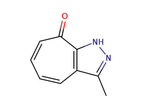 Molecular Structure of 72030-42-3 (8(1H)-Cycloheptapyrazolone,  3-methyl-)