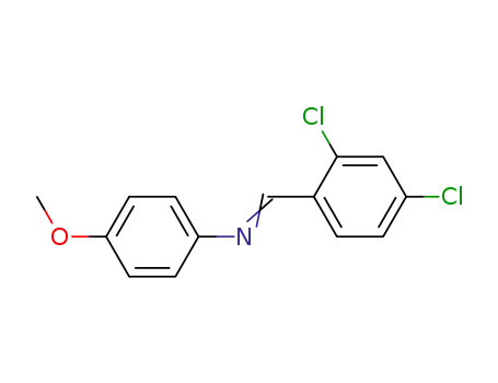 [1-(2,4-Dichloro-phenyl)-meth-(E)-ylidene]-(4-methoxy-phenyl)-amine
