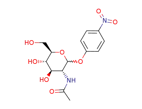 N-[(3R,4R,5S,6R)-4,5-Dihydroxy-6-hydroxymethyl-2-(4-nitro-phenoxy)-tetrahydro-pyran-3-yl]-acetamide
